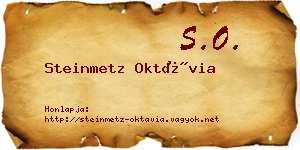 Steinmetz Oktávia névjegykártya